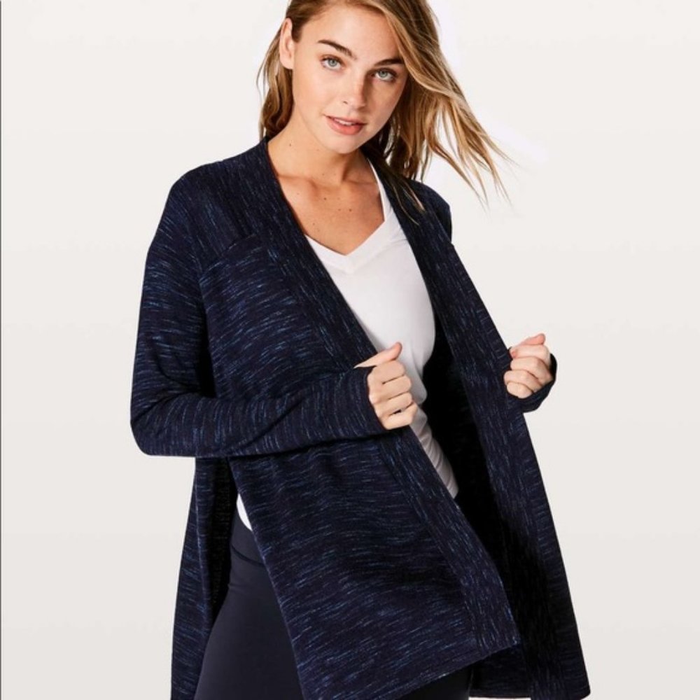 Lululemon Blissful Zen Sweater Cardigan Wrap Sz 6